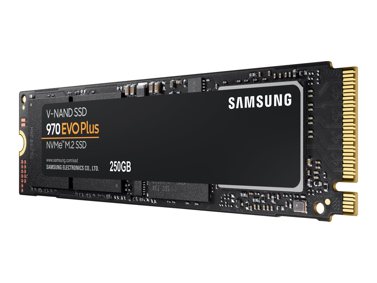 Samsung 970 EVO Plus MZ-V7S250BW - SSD - verschlüsselt - 250 GB - intern - M.2 2280 - PCIe 3.0 x4 (NVMe)