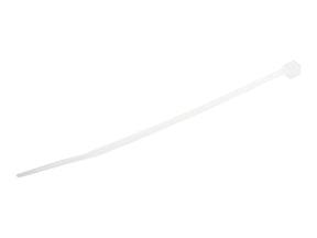 StarTech.com Kabelbinder 100x2 mm - Selbstsichernde Nylon-Kabelbinder mit Gebogener Spitze, Bündeldurchmesser bis zum 22 mm, 8 kg Zugfestigkeit, 94V-2/UL, 1000 Stück - Weiß (CBMZT4NK)