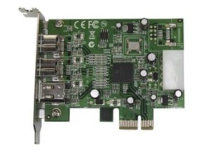 StarTech.com 3 Port 800+400 FireWire PCI Express Schnittstellen Low Profile Combo Karte