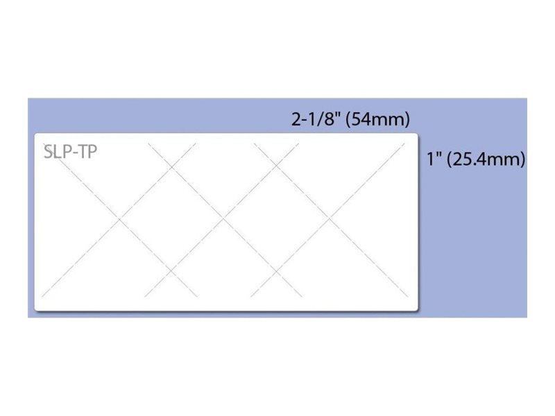 Seiko Instruments SLP-TP - 25.4 x 54 mm 760 Etikett(en) (1 Rolle(n)