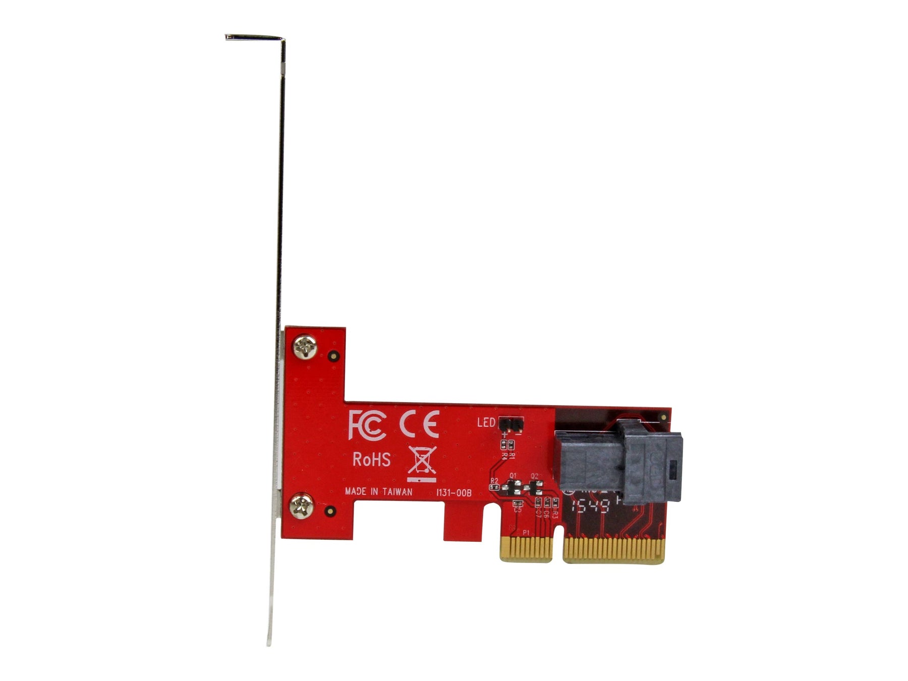 StarTech.com x4 PCI Express auf SFF-8643 Adapter für PCIe NVMe U.2 SSD - PCI Express 2,5 NVM Express SSD Adapter - Schnittstellenadapter - 2.5" (6.4 cm)