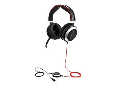 Jabra Evolve 80 MS stereo - Headset - ohrumschließend