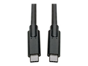 Tripp USB Type-C to Type-C Cable, M/M, 3.1, Gen 1, 5 Gbps, 10 ft. - Thunderbolt 3 Compatible, 3A Rating - USB-Kabel - 24 pin USB-C (M)