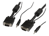 StarTech.com 2m VGA Monitorkabel mit Audio - HD15-Pin Koax Kabel - Stecker/Stecker - VGA-Kabel - HD-15 (VGA)