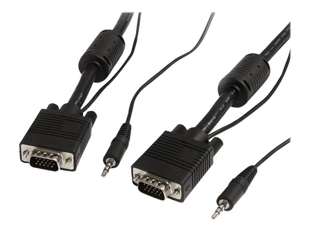 StarTech.com 2m VGA Monitorkabel mit Audio - HD15-Pin Koax Kabel - Stecker/Stecker - VGA-Kabel - HD-15 (VGA)