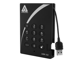 Apricorn Aegis Padlock 3.0 A25-3PL256-2000 - Festplatte - verschlüsselt - 2 TB - extern (tragbar)