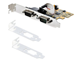 StarTech.com 2-Port PCI Express Serial Card, Dual Port PCIe to RS232 (DB9)