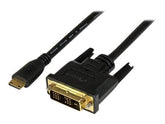 StarTech.com 2m Mini HDMI auf DVI Kabel - mini HDMI Typ-C / DVI-D Adapterkabel - St/St - Videokabel - DVI-D (M)