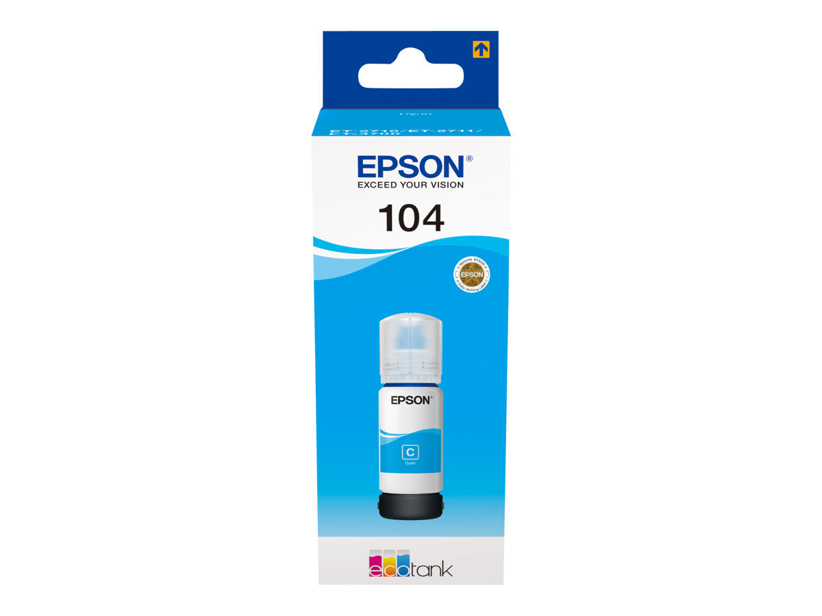 Epson EcoTank 104 - 65 ml - Cyan - original - Tintenbehälter