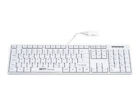 GETT CleanType Easy Basic TKL-105-GCQ-IP68-KGEH-WHITE-USB-DE