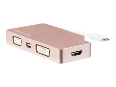 StarTech.com USB-C Video Adapter Multiport - Rose Gold