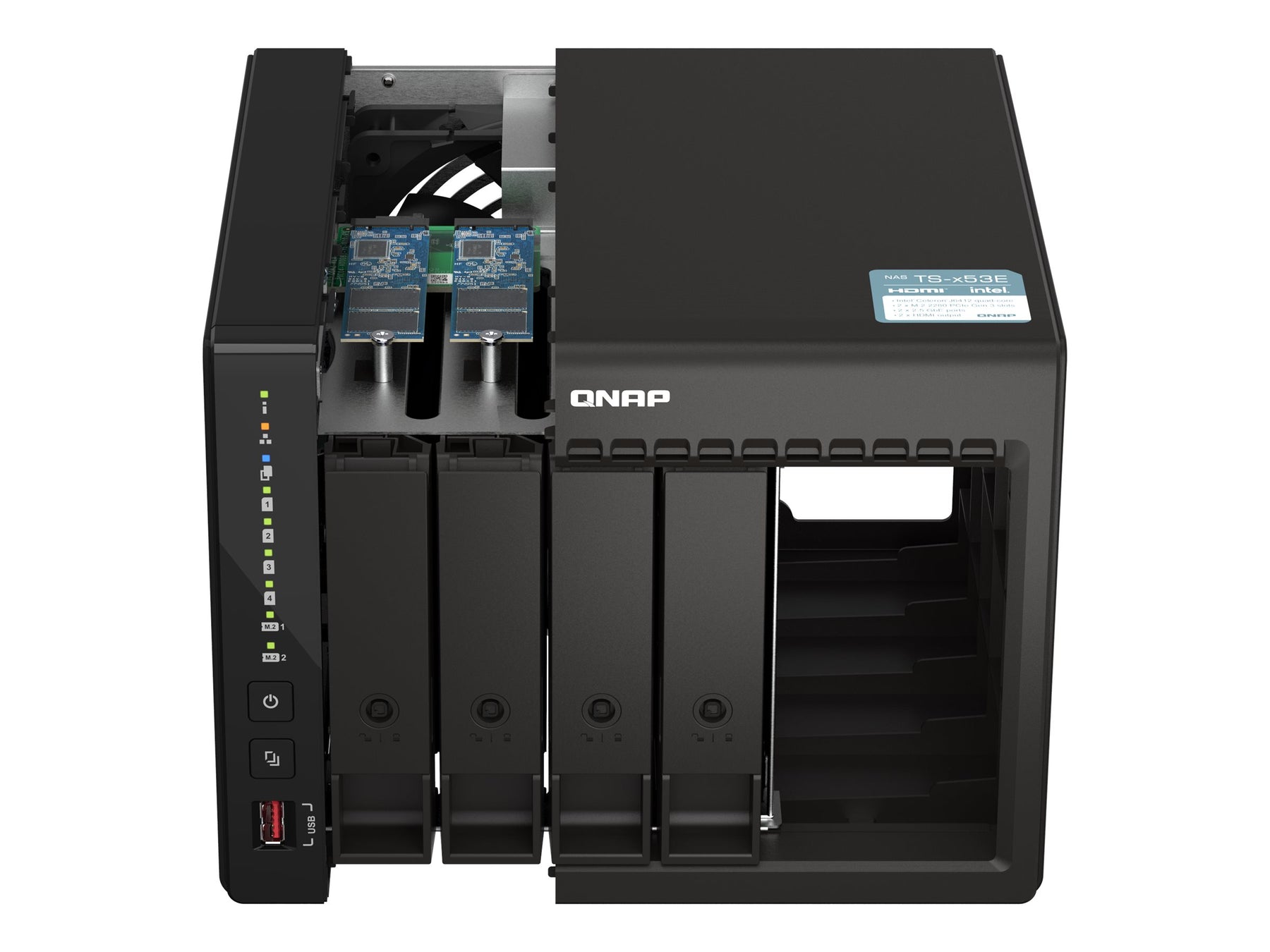 QNAP TS-453E - NAS-Server - 4 Schächte - SATA 6Gb/s