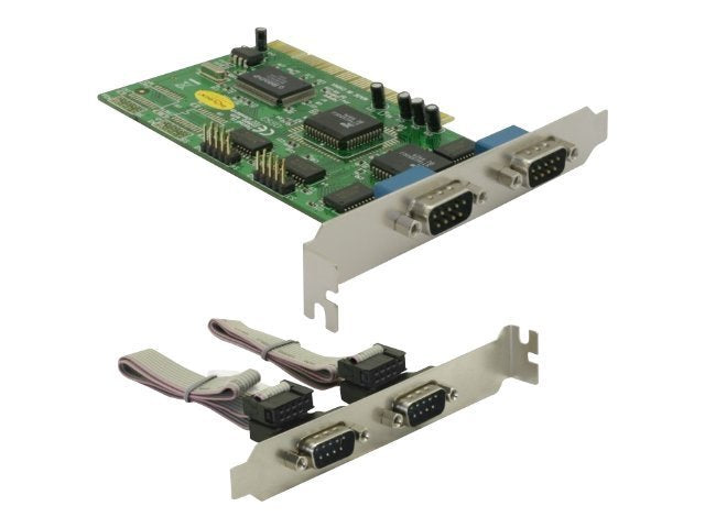 Delock PCI Card 4x Serial - Serieller Adapter
