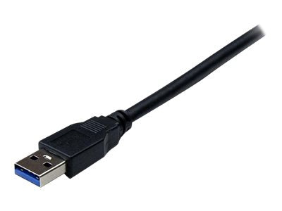 StarTech.com 2m USB 3.0 Verlängerungskabel - USB 3 Typ A auf A 2 Meter Kabel Verlängerung - Stecker/ Buchse - Schwarz - USB-Verlängerungskabel - USB Typ A (W)