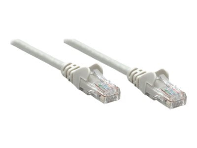 Intellinet Network Patch Cable, Cat6, 10m, Grey, CCA, U/UTP, PVC, RJ45, Gold Plated Contacts, Snagless, Booted, Lifetime Warranty, Polybag - Patch-Kabel - RJ-45 (M)