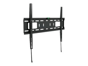 Manhattan TV & Monitor Mount, Wall, Fixed, 1 screen, Screen Sizes: 37-65", Black, VESA 200x200 to 600x400mm, Max 50kg, LFD, Lifetime Warranty - Klammer - Ultra-dünn - für Flachbildschirm - Stahl - Schwarz - Bildschirmgröße: 94-177.8 cm (37"-70")