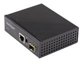 StarTech.com PoE + Industrial Media Converter 60W - Medienkonverter LWL Kupfer - Singlemode-/Multimode Glasfaser auf Kupfer Gigabit Ethernet - Mini/Kompaktgröße - IP-30/ -40&deg;C bis 75&deg;C (IMC1GSFP60W)