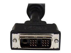 StarTech.com 1m DVI-D Single Link Kabel - St/St - DVI Monitorkabel - 1920x1200 - DVI Verbindungskabel/Anschlusskabel - Schwarz - DVI-Kabel - Single Link - DVI-D (M)