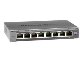 Netgear Plus GS108Ev3 - Switch - unmanaged - 8 x 10/100/1000