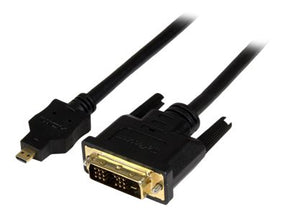 StarTech.com 2m Micro HDMI auf DVI Kabel - micro HDMI Typ-D / DVI-D Adapterkabel - St/St - Videokabel - DVI-D (M)