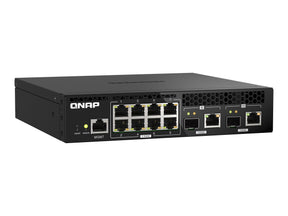 QNAP QSW-M2108R-2C - Switch - managed - 8 x 2.5GBase-T + 2 x combo 10 Gigabit SFP+/RJ-45