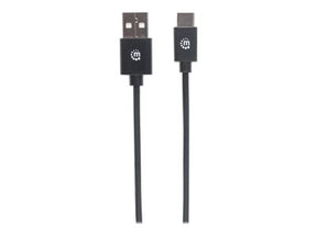 Manhattan USB-C to USB-A Cable, 1m, Male to Male, 480 Mbps (USB 2.0)