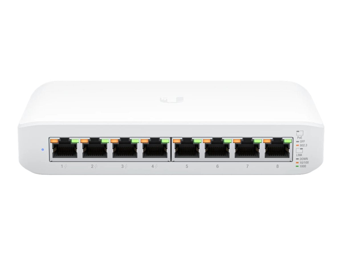 UbiQuiti UniFi Switch Lite USW-Lite-8-POE - Switch - managed - 8 x 10/100/1000 (4 PoE+)