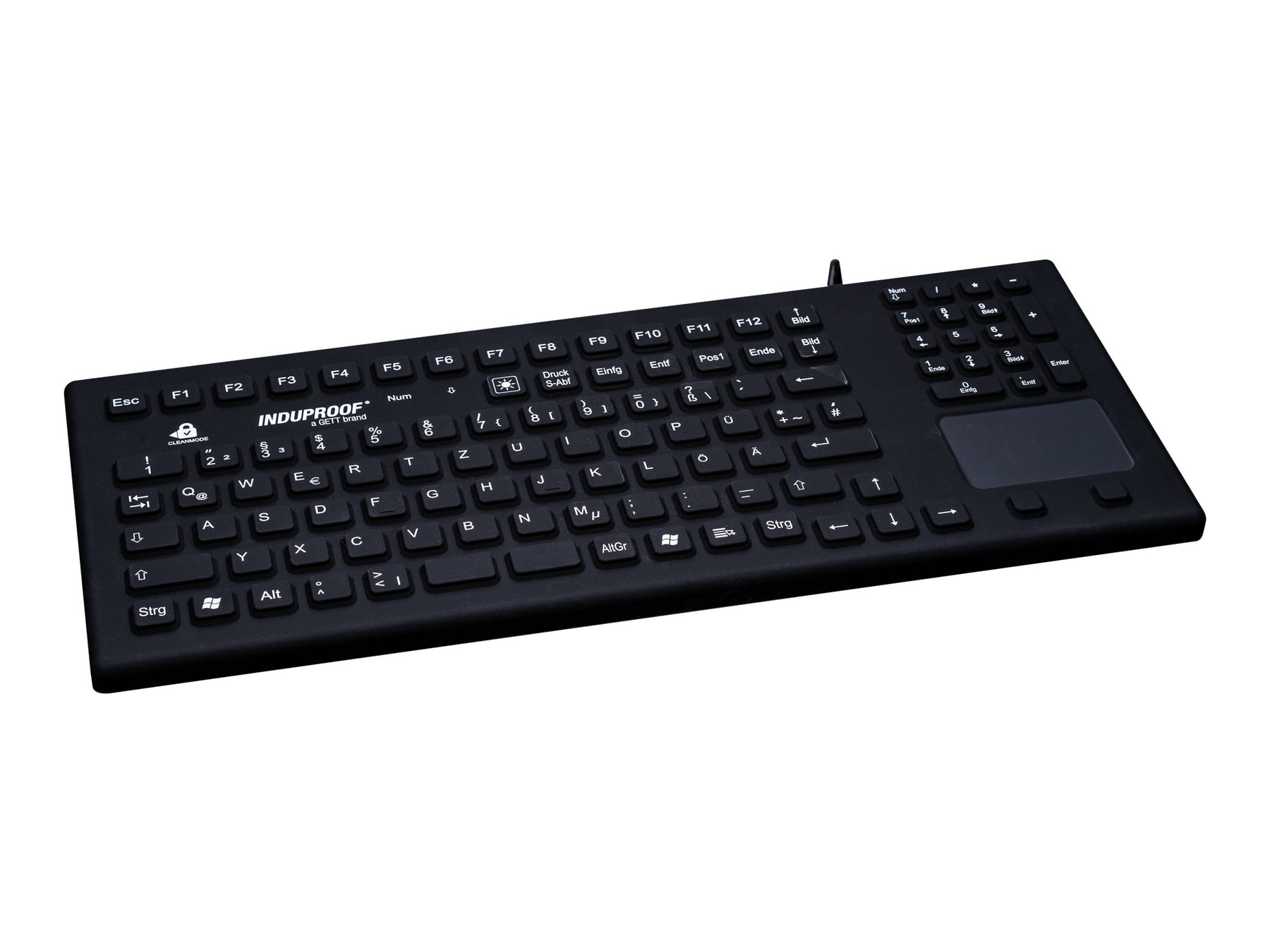 GETT InduKey InduProof Smart Touch - Tastatur - mit Touchpad