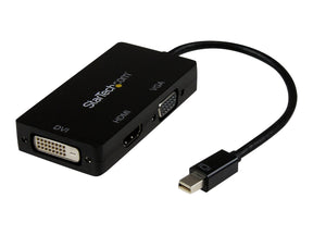 StarTech.com 3 in 1 Mini DisplayPort Adapter - 1080p - Mini DP / Thunderbolt to HDMI / VGA / DVI Splitter for Your Monitor (MDP2VGDVHD)