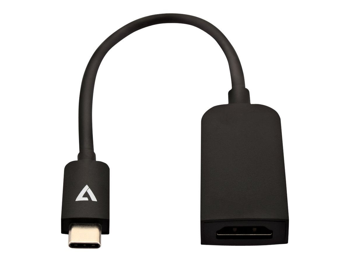 V7 Externer Videoadapter - USB-C - HDMI - Schwarz