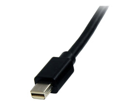 StarTech.com 1m Mini DisplayPort Kabel 1.2 - MiniDP 4k zu MDP - Stecker/Stecker - Schwarz - DisplayPort-Kabel - Mini DisplayPort (M)