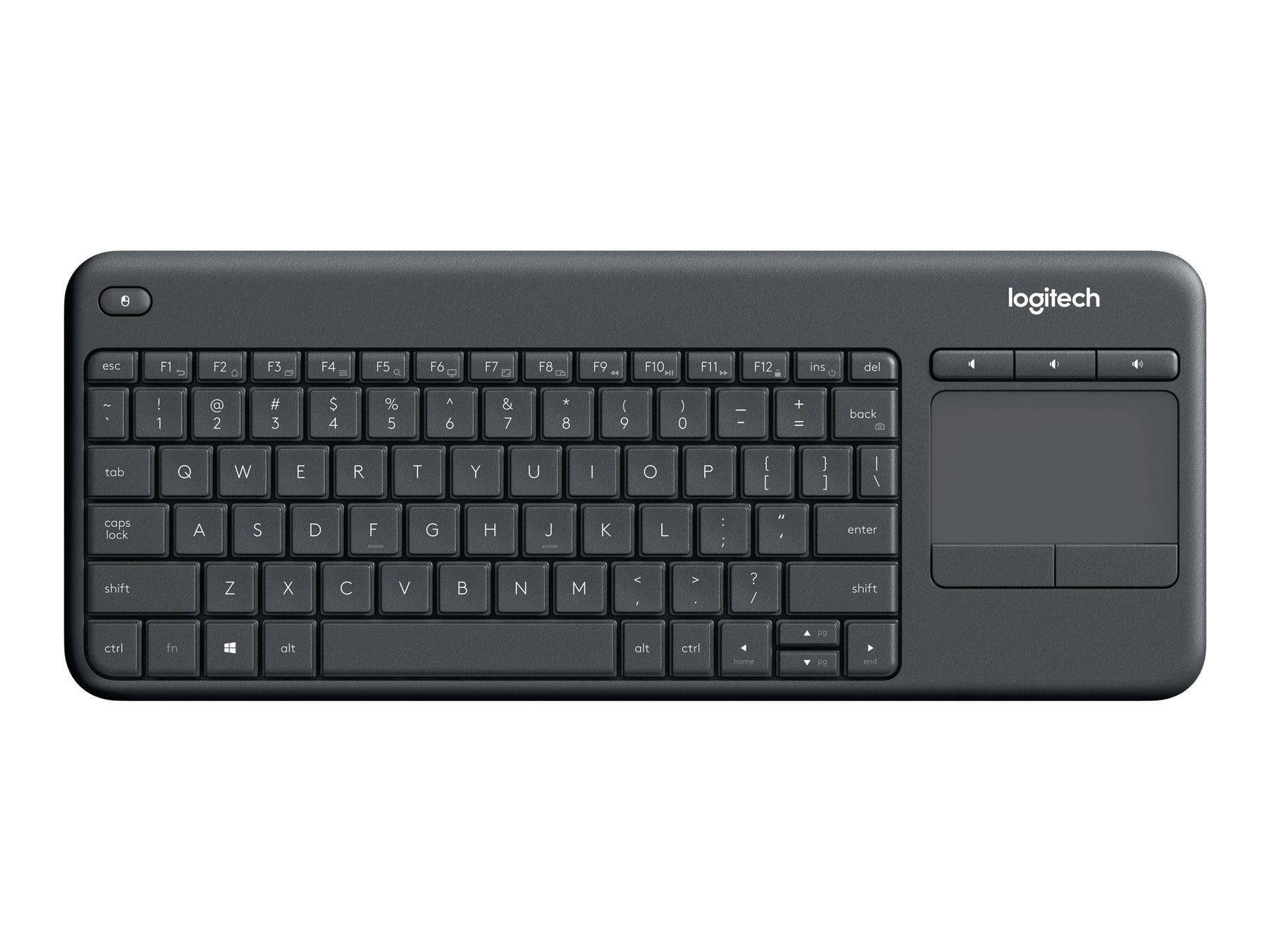 Logitech Wireless Touch Keyboard K400 Plus - Tastatur