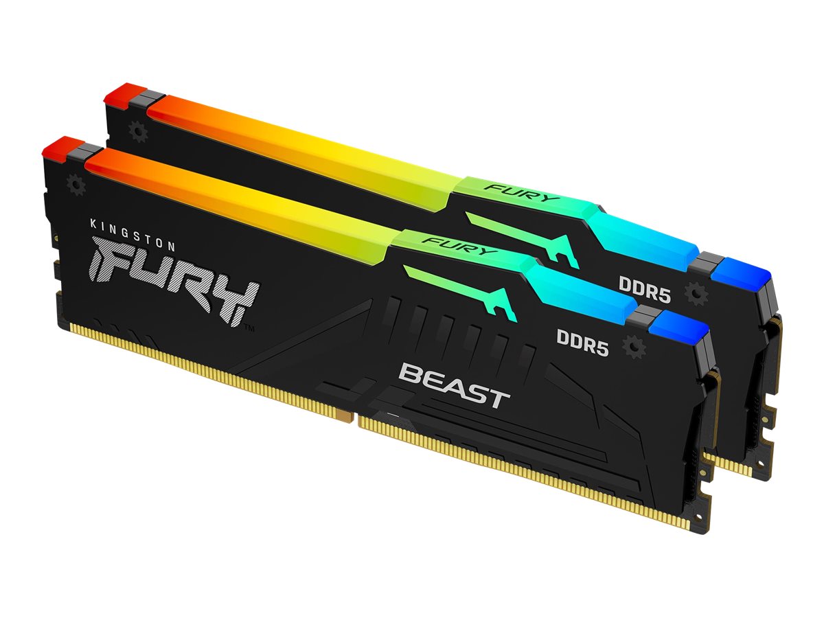 Kingston FURY Beast RGB - DDR5 - Kit - 64 GB: 2 x 32 GB