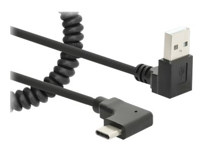 Manhattan USB-C to USB-A Cable, 1m, Male to Male, Black, 480 Mbps (USB 2.0)