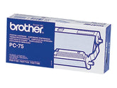 Brother PC75 - Schwarz - Farbbandkassette - für FAX-T102