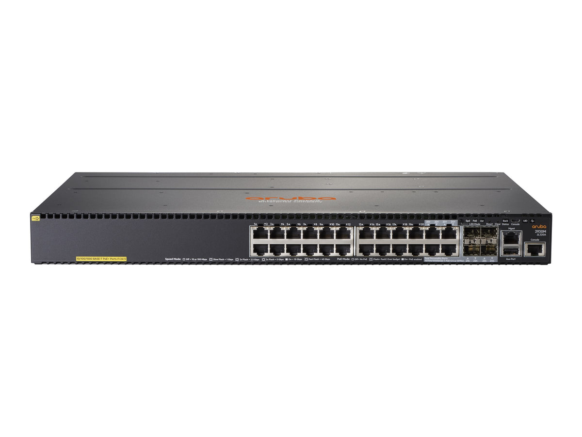 HPE Aruba 2930M 24G POE+ 1-Slot - Switch - L3 - managed - 20 x 10/100/1000 (PoE+)