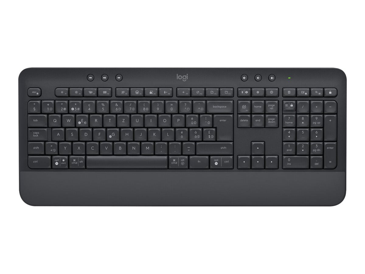 Logitech Signature MK650 Combo for Business - Tastatur-und-Maus-Set - kabellos - 2.4 GHz, Bluetooth LE - QWERTY - Nordisch (Dänisch/Finnisch/Norwegisch/Schwedisch)