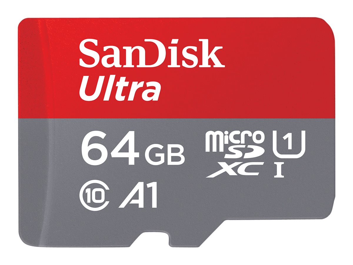 SanDisk Ultra - Flash-Speicherkarte (microSDXC-an-SD-Adapter inbegriffen)