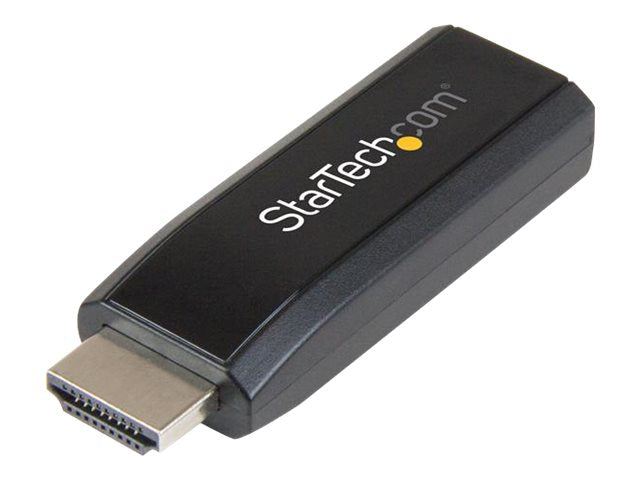 StarTech.com HDMI to VGA Adapter - Aux Audio Output - Compact - 1920x1200 - HDMI to VGA (HD2VGAMICRA)