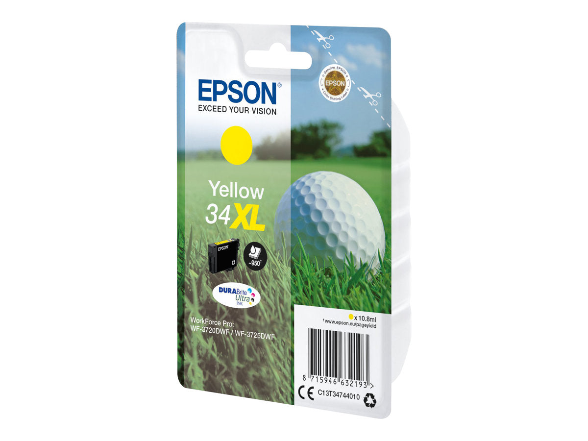 Epson 34XL - 10.8 ml - XL - Gelb - Original - Blisterverpackung