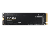 Samsung 980 MZ-V8V250BW - SSD - verschlüsselt - 250 GB - intern - M.2 2280 - PCIe 3.0 x4 (NVMe)