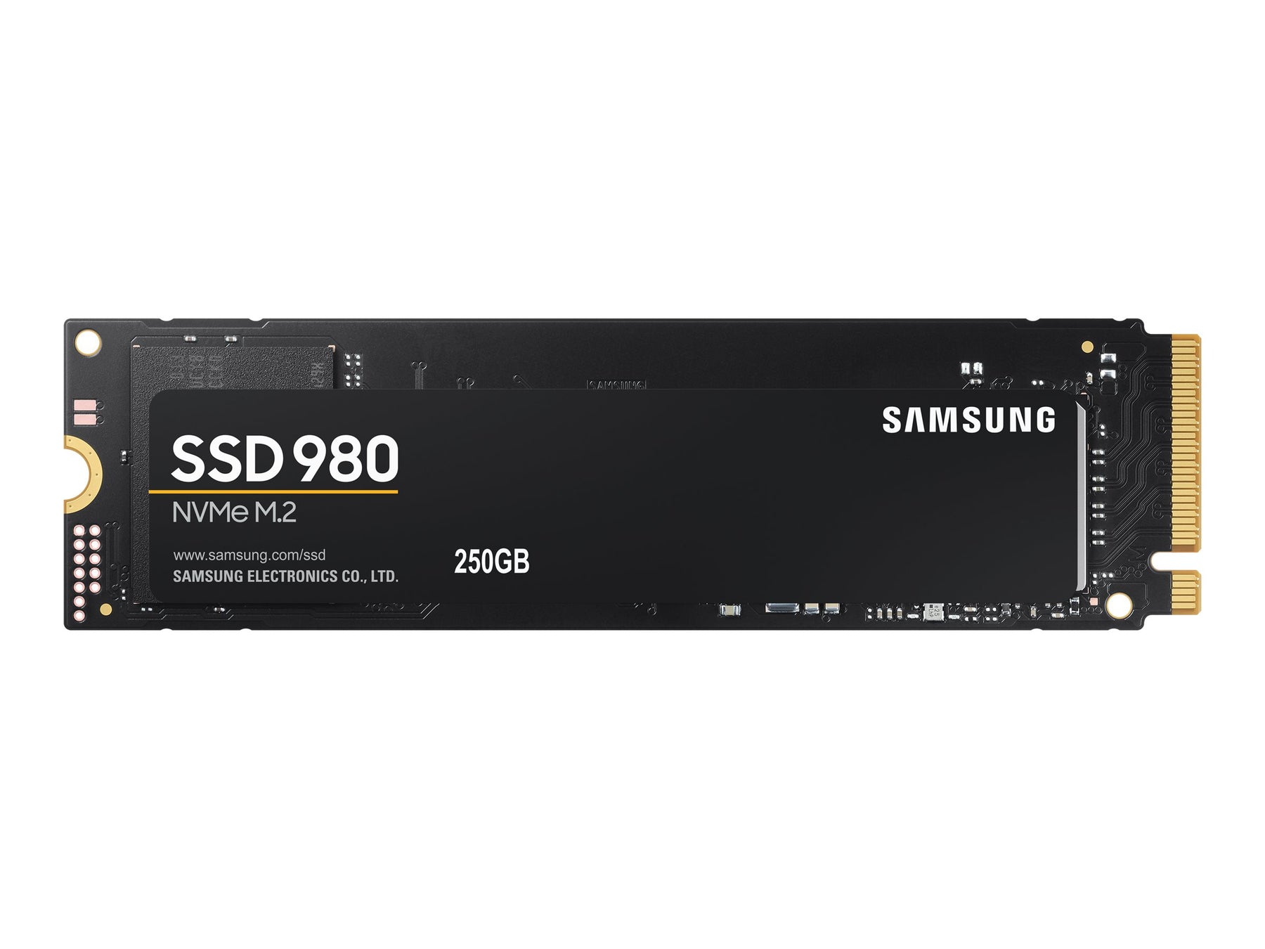 Samsung 980 MZ-V8V250BW - SSD - verschlüsselt - 250 GB - intern - M.2 2280 - PCIe 3.0 x4 (NVMe)