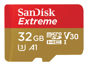 SanDisk Extreme - Flash-Speicherkarte (microSDHC/SD-Adapter inbegriffen)