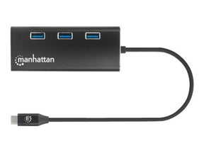 Manhattan USB-C Dock/Hub with Card Reader, Ports (x6):