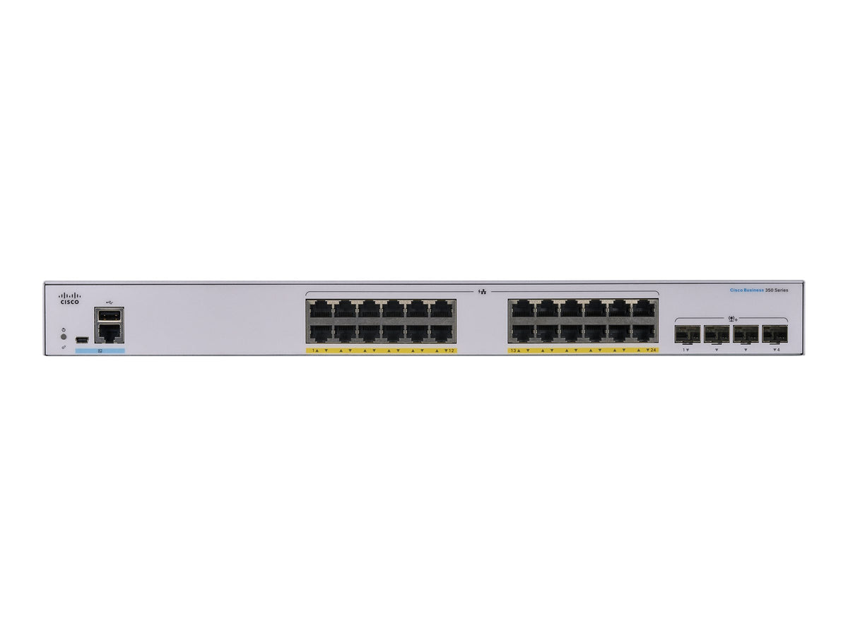 Cisco Business 350 Series CBS350-24FP-4X - Switch - L3 - managed - 24 x 10/100/1000 (PoE+)