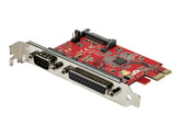 StarTech.com PCIe-Karte mit serieller und paralleler Schnittstelle - PCI-Express-Kombi-Adapterkarte mit 1x DB25-Parallelschnittstelle & 1x serieller RS232-Schnittstelle (PEX1S1P950)