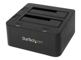 StarTech.com 2-fach USB 3.0 Festplatten Dockingstation mit UASP für 2,5/3,5 SSD / HDD - Serial-ATA USB Dual Bay Dockingstation - Speicher-Controller - 2.5", 3.5" (6.4 cm, 8.9 cm)