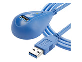 StarTech.com 1,5m SuperSpeed USB 3.0 Verlängerungskabel / Dockingkabel - Blau - Stecker / Buchse - USB-Verlängerungskabel - USB Typ A (M)