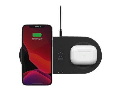 Belkin BoostCharge Dual - Induktive Ladematte + AC-Netzteil