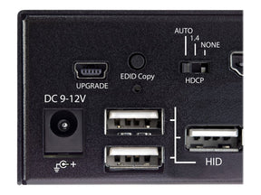 StarTech.com 2 Port HDMI KVM-Switch - Einzelmonitor 4K 60Hz Ultra HD HDR - HDMI 2.0 KVM Umschalter mit 2 Port USB-3.0-Hub (5 Gbit/s)